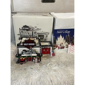 Retired Dept56 Harleydavidson Collectable village